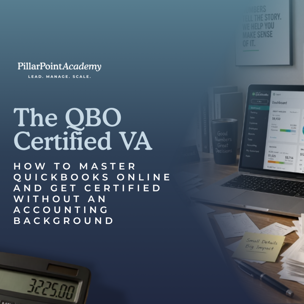 QuickBooks Online (QBO) Certified VA Masterclass | October 3, 5PM